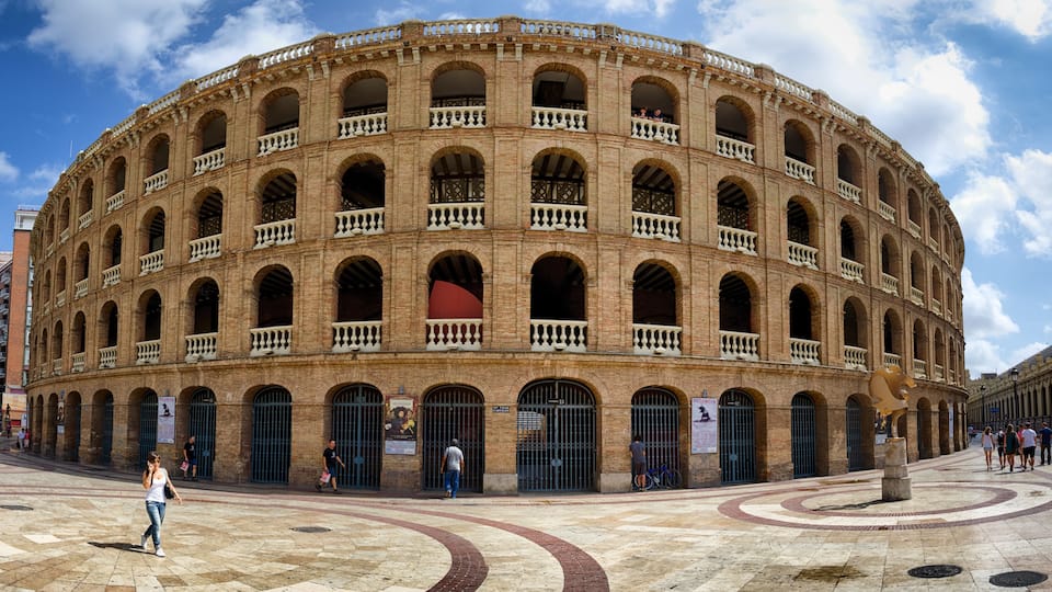 Plaza de Toros bullring in Valencia, Spain; Shutterstock ID 474242068