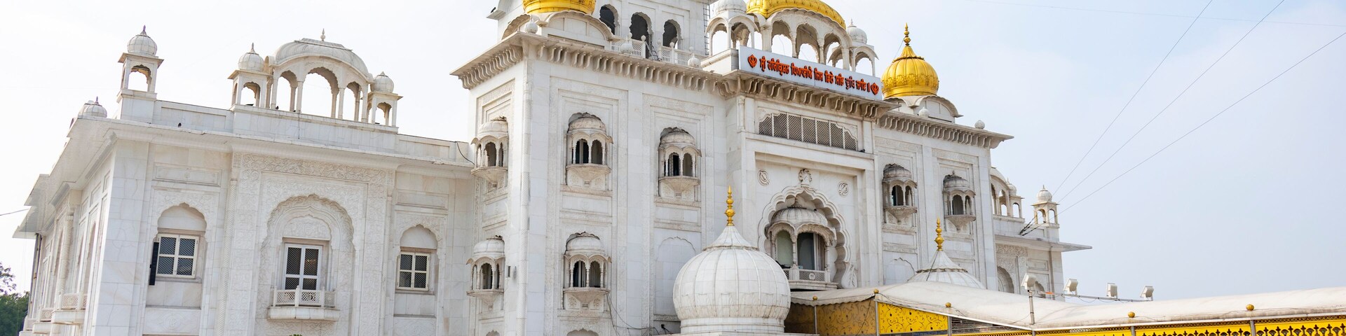 India, Delhi, New Delhi - 9 January 2020 - Gurudwara Bangla Sahib, the Sikh temple of New Delhi