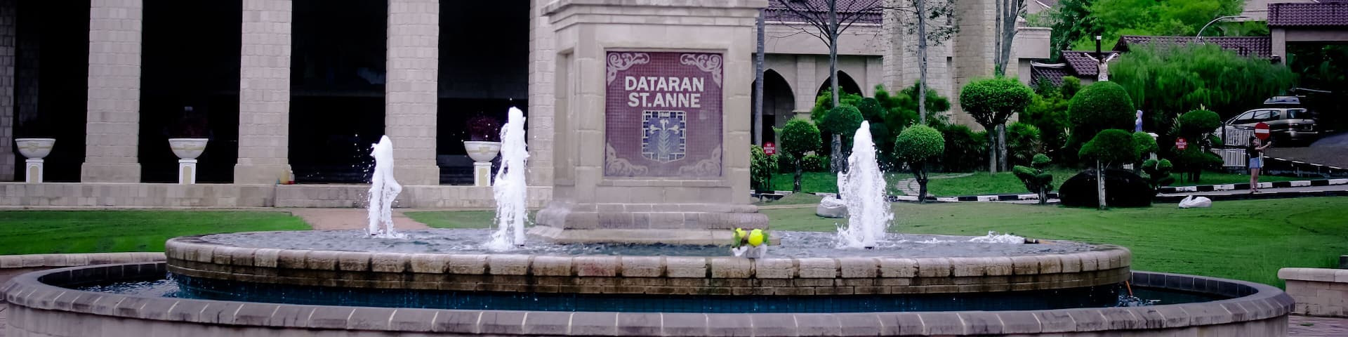 A statue of st. anne in St Anne's Church, Bukit Mertajam, a famous Roman Catholic church located in Bukit Mertajam, Penang, Malaysia.