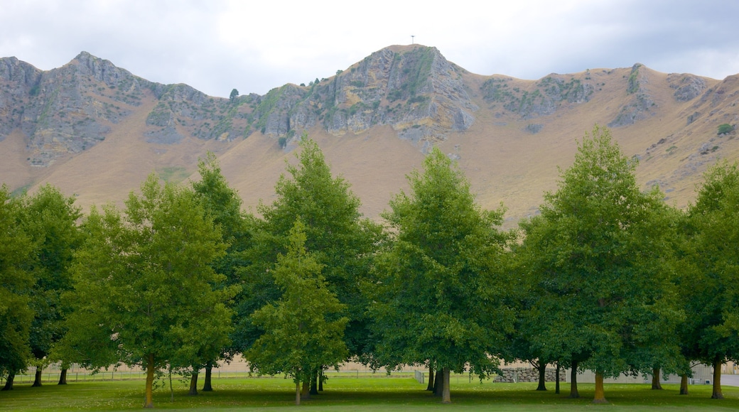 Craggy Range som inkluderer hage og landskap