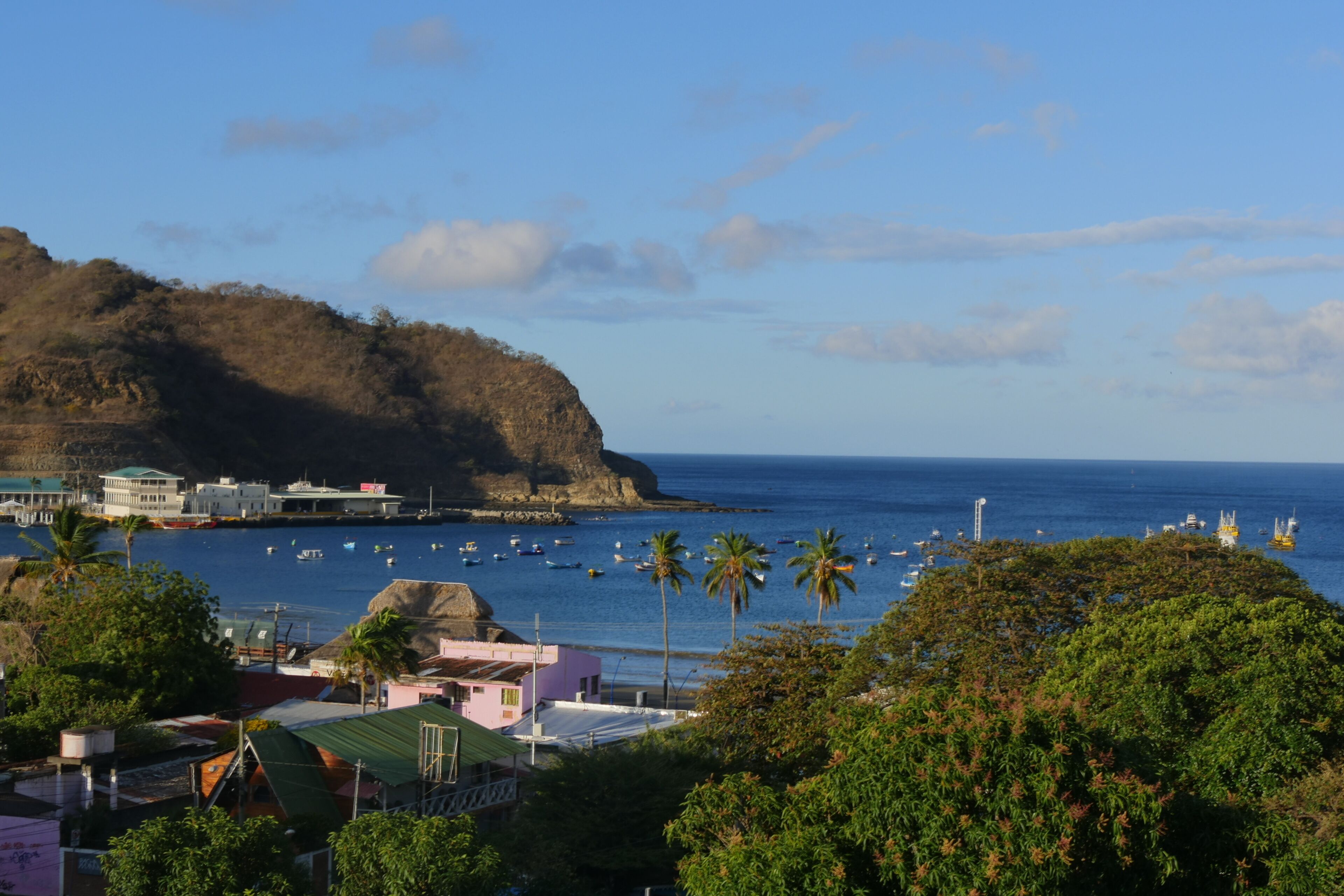 view of the bay in San Juan del Sur, Nicaragua