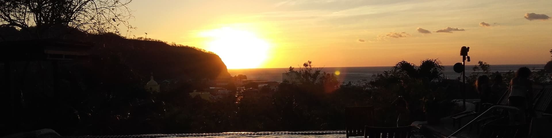 Pelican Eyes Resort in San Juan del Sur, Nicaragua. Amazing infinity pool with a bar. The perfect place to watch a sunset in SJDS. #sunsets #surfsudsandsights #travel #Nicaragua