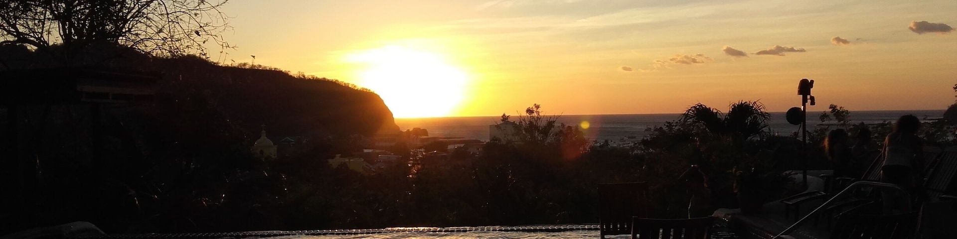 Pelican Eyes Resort in San Juan del Sur, Nicaragua. Amazing infinity pool with a bar. The perfect place to watch a sunset in SJDS. #sunsets #surfsudsandsights #travel #Nicaragua