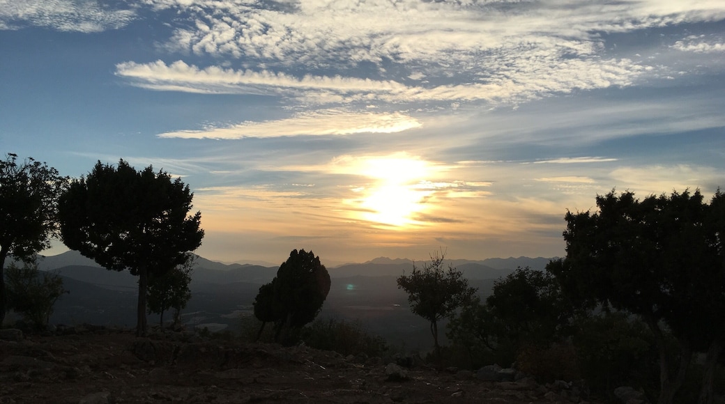 Beautiful sunset over the Croatian mountains!