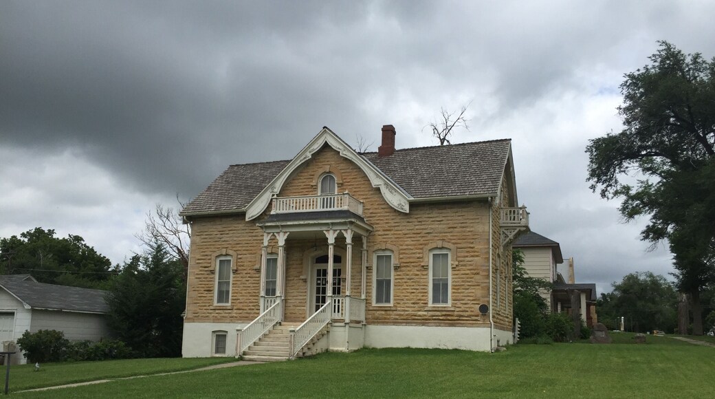 This is the Home of Stone Museum in Dodge City, Kansas. It stands as it was in 1881 so you can get a view of how the people who owned it lived back in the early days of Dodge City. It is even said to be haunted!