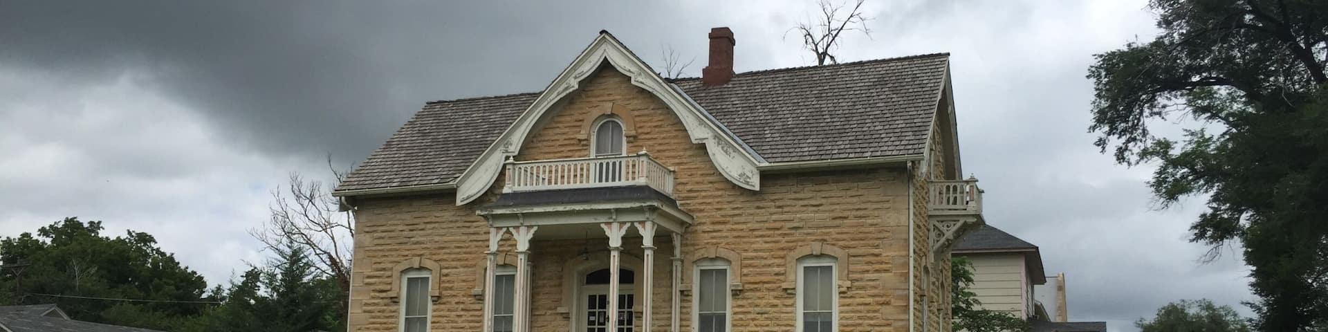 This is the Home of Stone Museum in Dodge City, Kansas. It stands as it was in 1881 so you can get a view of how the people who owned it lived back in the early days of Dodge City. It is even said to be haunted!