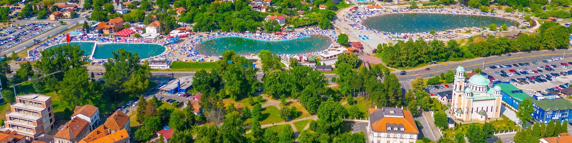 Pannonica Salt Lakes in Tuzla, Bosnia and Herzegovina