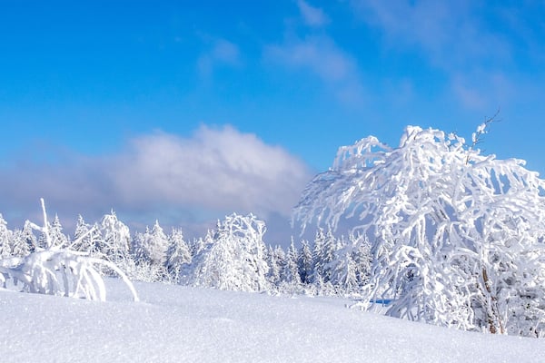 Winterlandschaft Fichtelberg