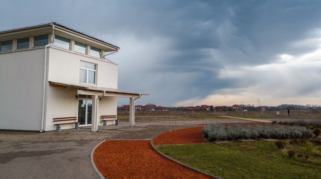 Ritual Orthodox Church at the cemetery
