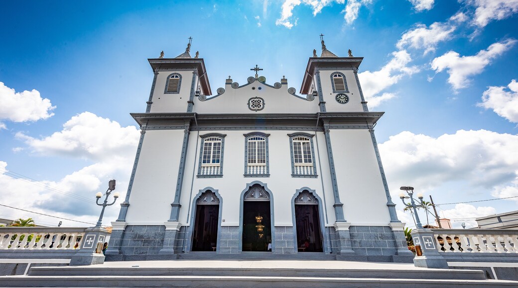 FORMIGA, MINAS GERAIS/BRAZIL - NOVEMBER 16, 2019: Colonial catholic church in the town.