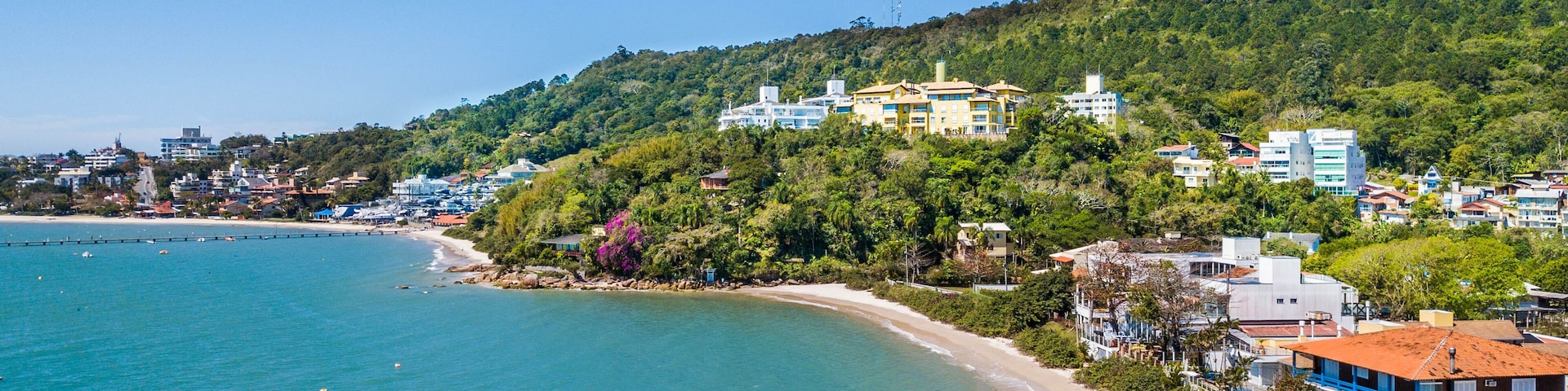 Aerial view Jurere beach - Florianópolis - Santa Catarina