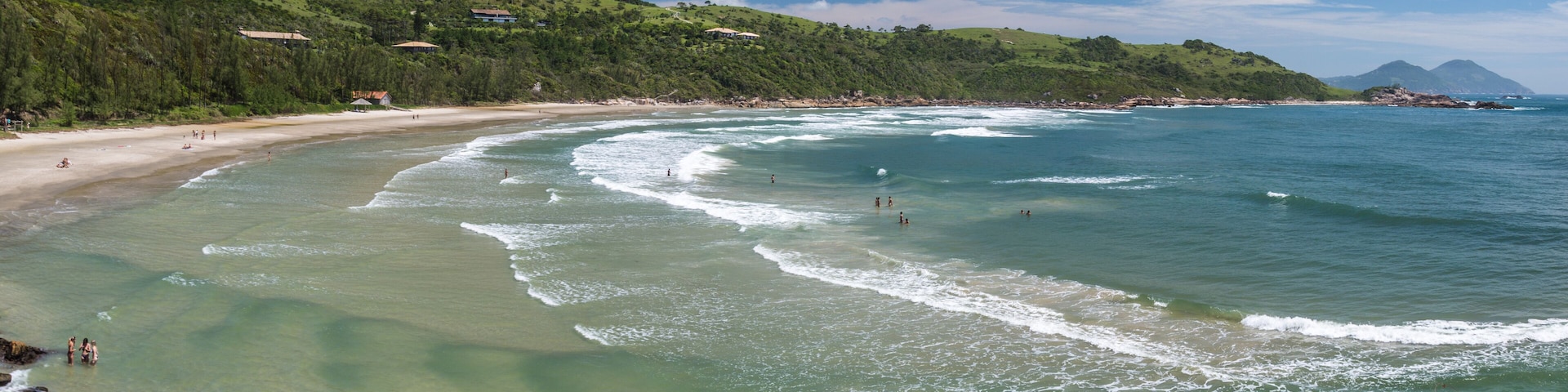 Praia Vermelha, bei Praia do Rosa, Santa Catarina, in Brasilien