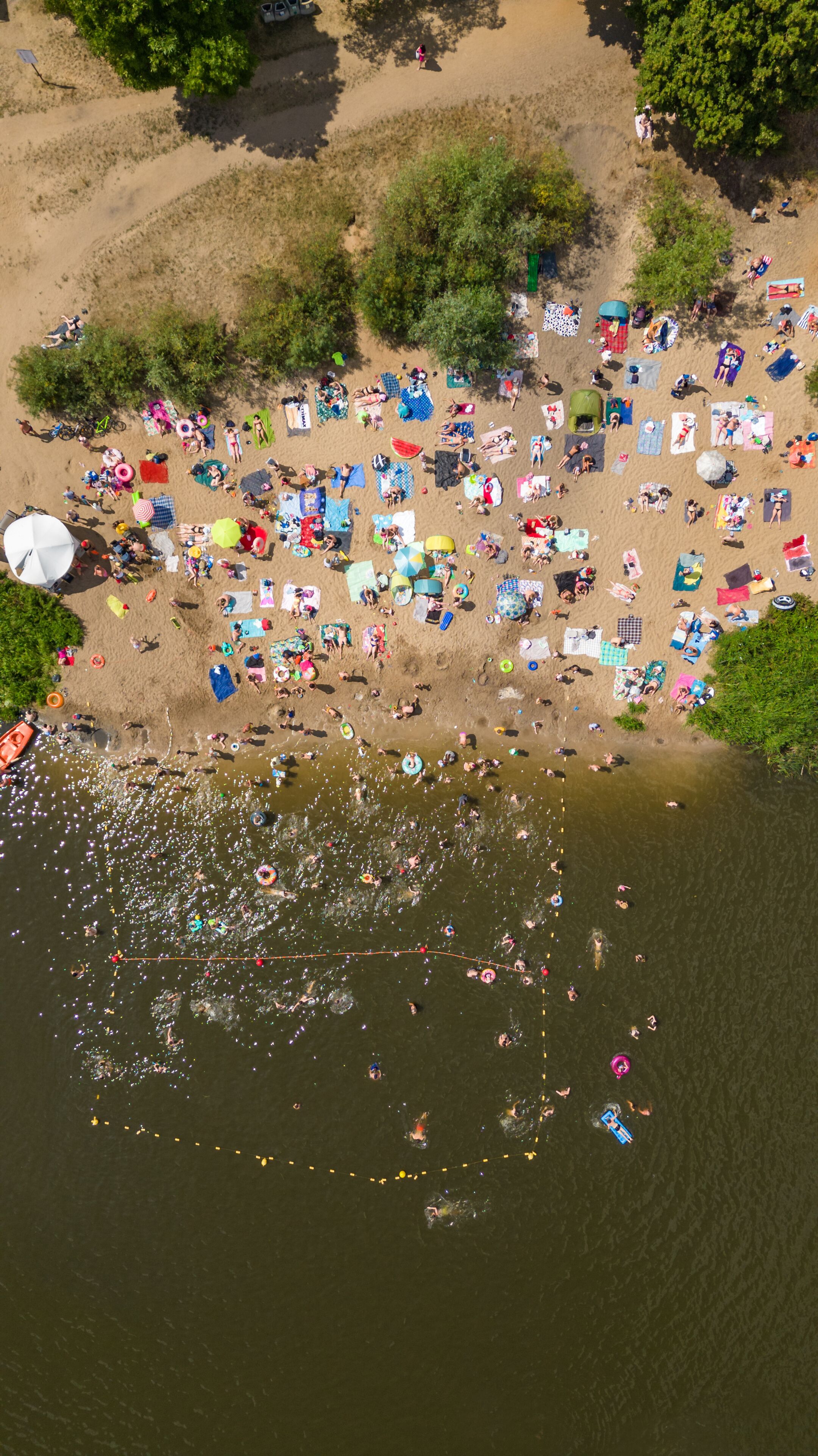 city ​​beach in warsaw