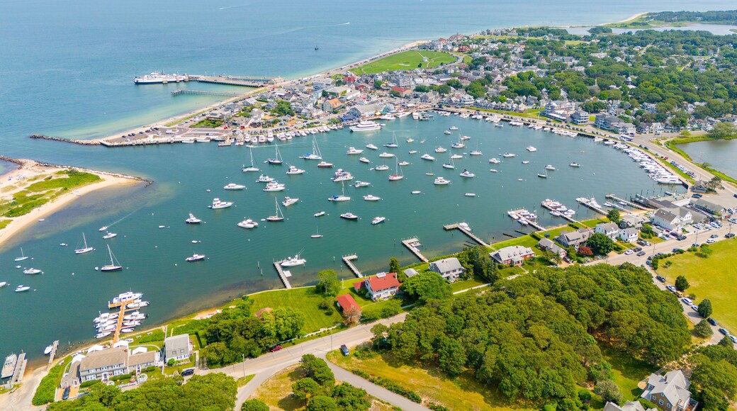 Oak Bluffs Harbor, Marthas Vineyard, MA, USA 2024 stock photo
