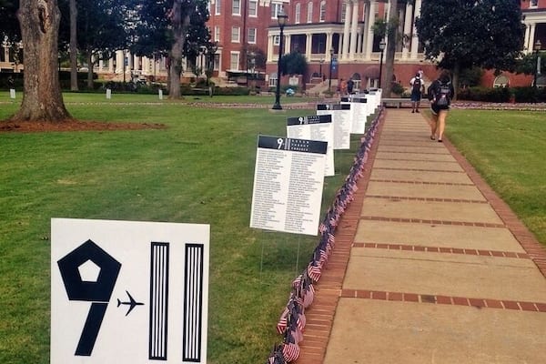 At Georgia College State University roughly half the school, members of the community, and Alumni came together to remember that eleven years ago this country will never forget those we lost and what it means.
And now, what more recent tragedies can also never be forgotten, just remembered.