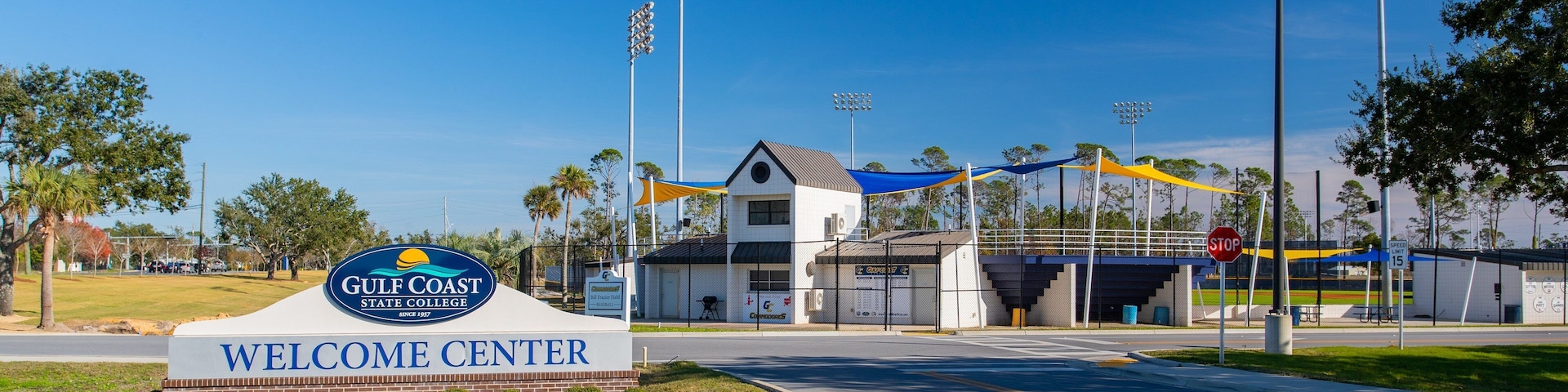 Gulf Coast State College featuring signage