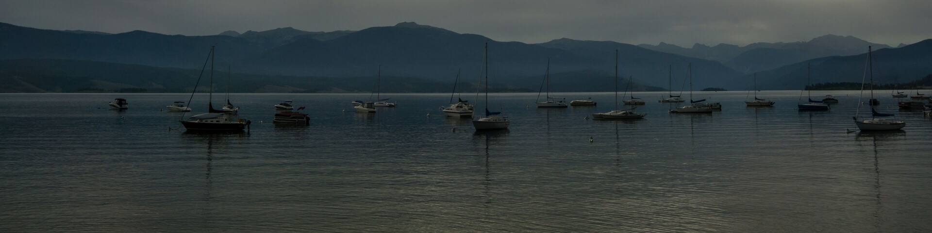 Boats in Grand Lake, Colorado