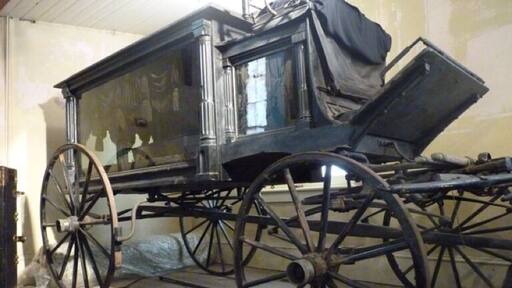 Old hearse at St Paul Museum www.stpaulmuseum.org