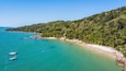Beautiful little beaches of preserved nature in the bay of Ganchos de Fora - Governador Celso Ramos - Santa Catarina – Brazil