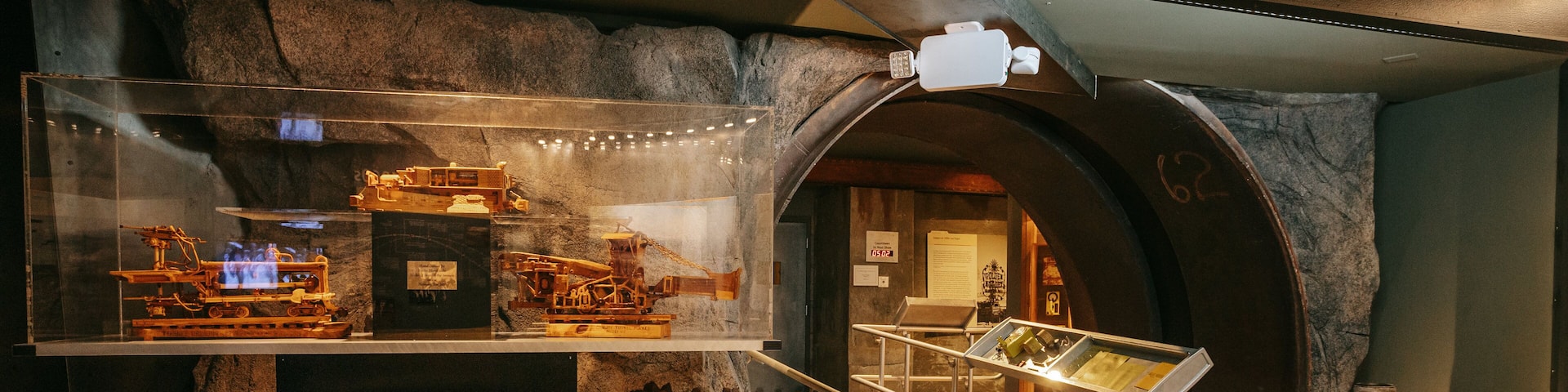 Atomic Museum featuring interior views