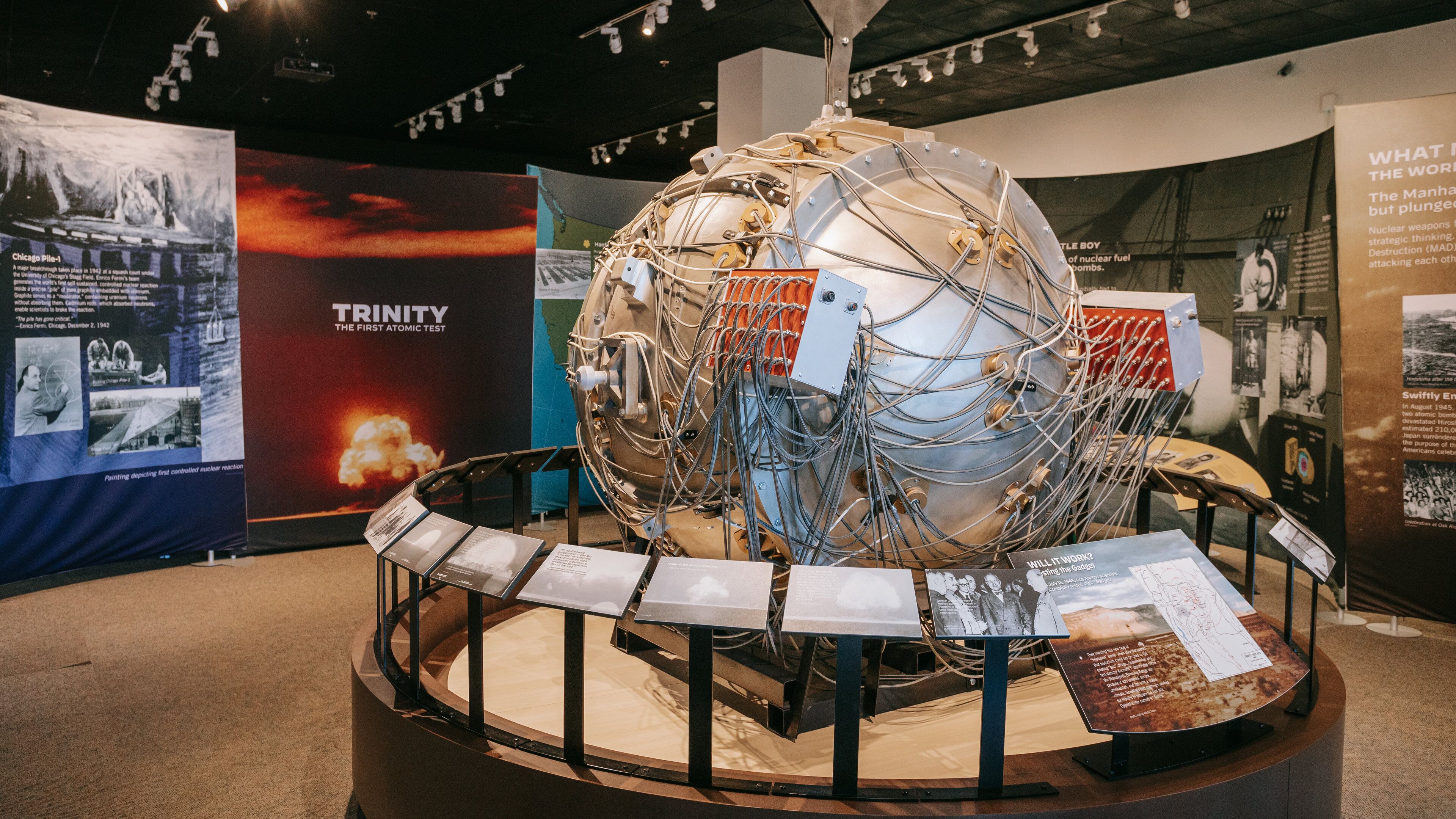 Atomic Museum showing interior views