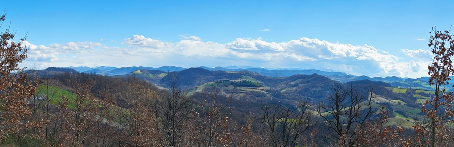 Panorama sull'Appennino