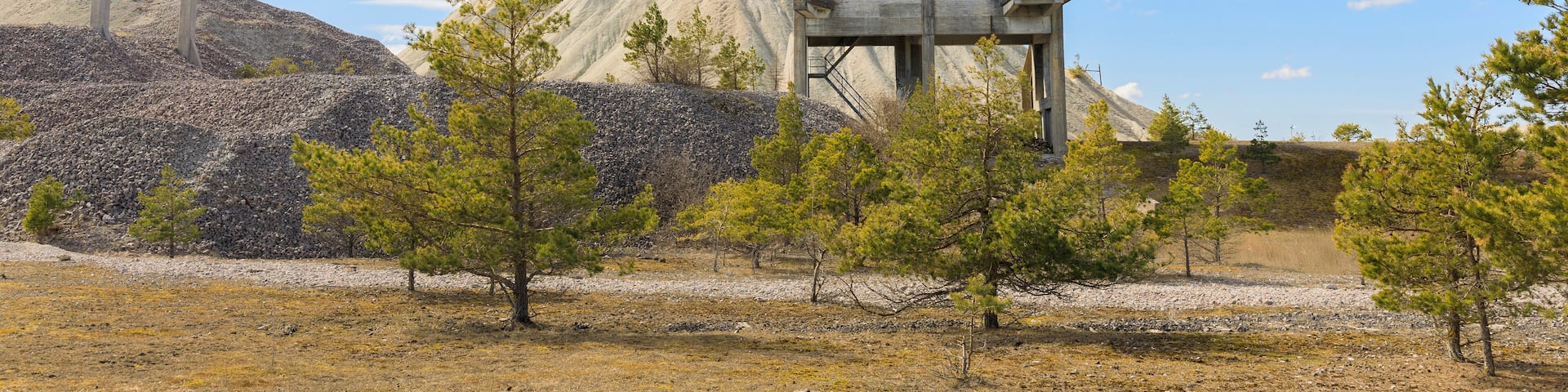 Limestone factory in Furillen, Sweden