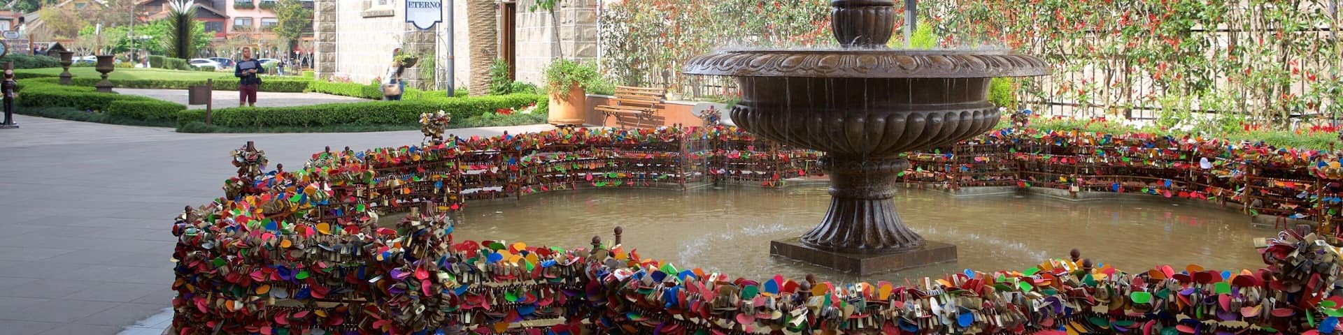 Sao Pedro Church which includes a fountain