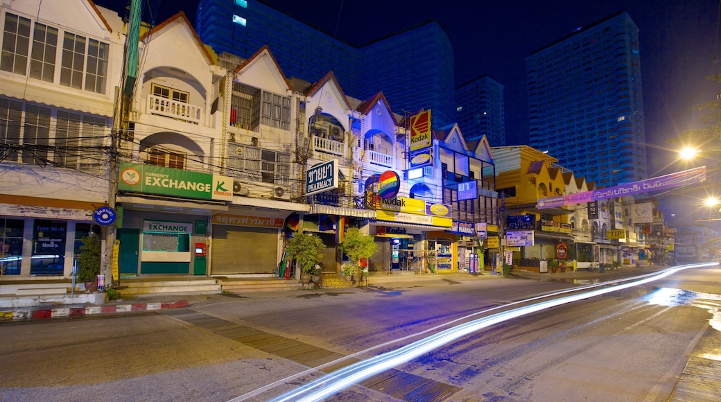 Dongtan Beach featuring street scenes, a city and night scenes