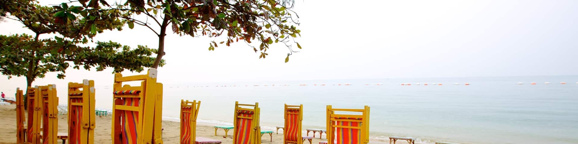 Dongtan Beach showing a sandy beach