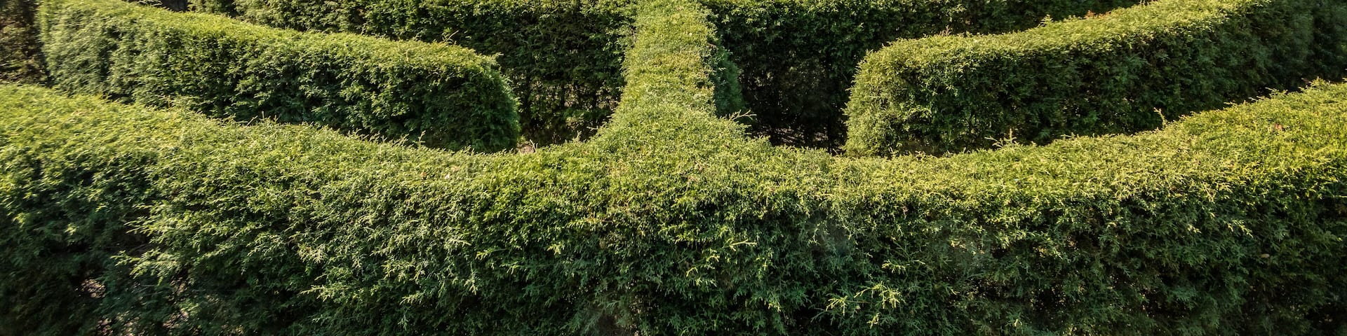 Green Labyrinth Hedge Maze (Labirinto Verde) at Main Square - Nova Petropolis, Rio Grande do Sul, Brazil