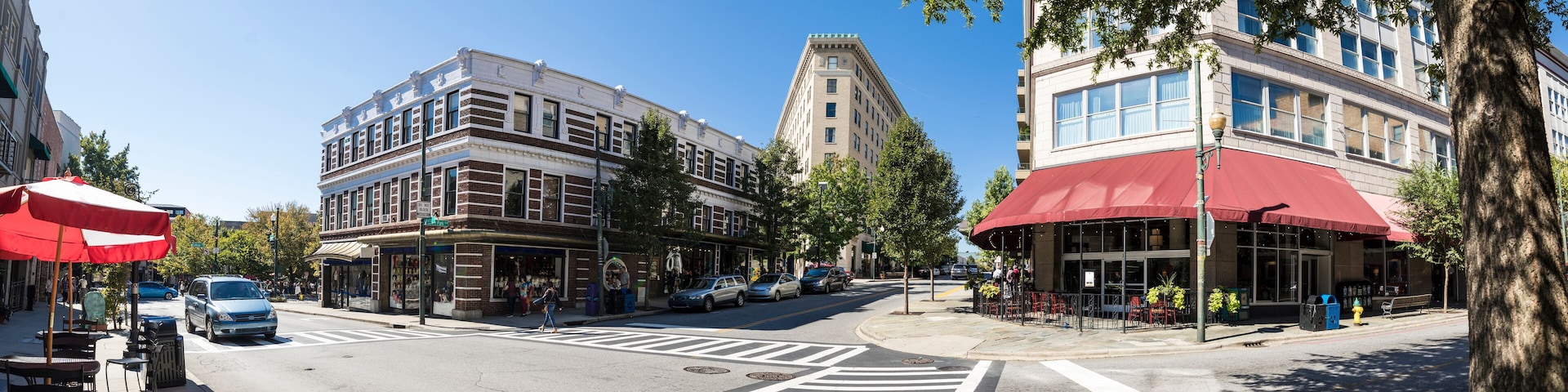 panorama of downtown Asheville, North Carolina