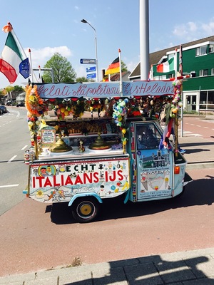 What's better than an Italian ice cream beneath a hot Netherlands sun in may?