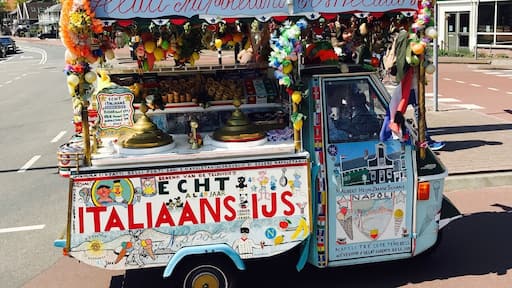 What's better than an Italian ice cream beneath a hot Netherlands sun in may?