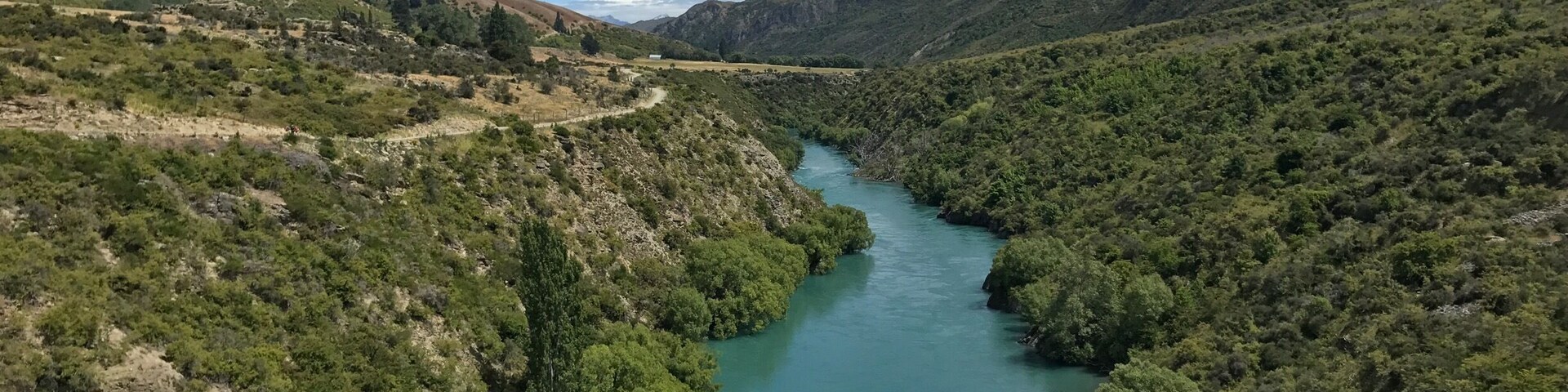 Great area for scenic hike. Think it started at AJ Hackett.