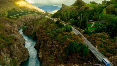 Gibbston Highway Bridge over Kawarau River near Arrowtown, New Zealand
