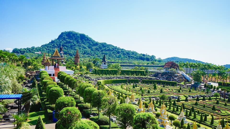 Nice landscape from Nong nooch tropical botanical garden; Shutterstock ID 359715128