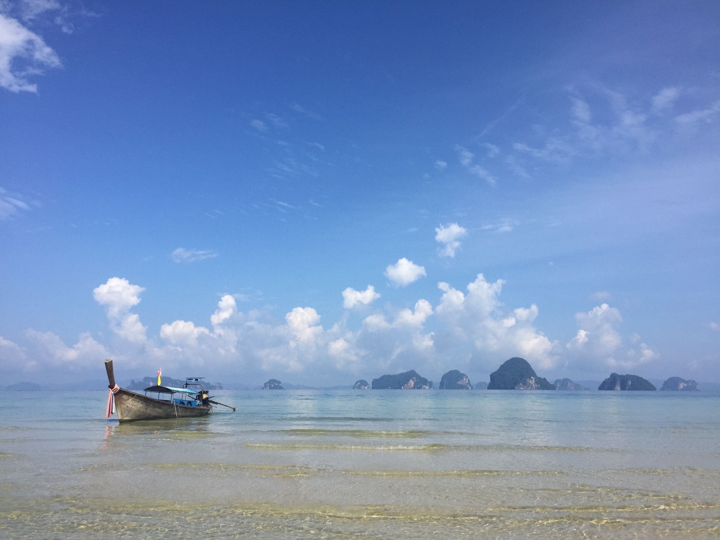 Long boats are available to take you out to the Hong Islands and other surrounding islands. The water is so clear and warm. Swimming here feels like heaven.