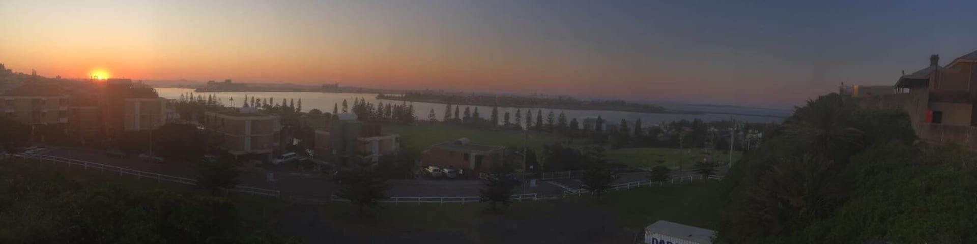 Panorama of Newcastle in New South Wales Australia