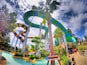 A water jungle in huahin/thailand. Better to go on weekday cuz not so many ppl so you can enjoy all the water slides without long queue.