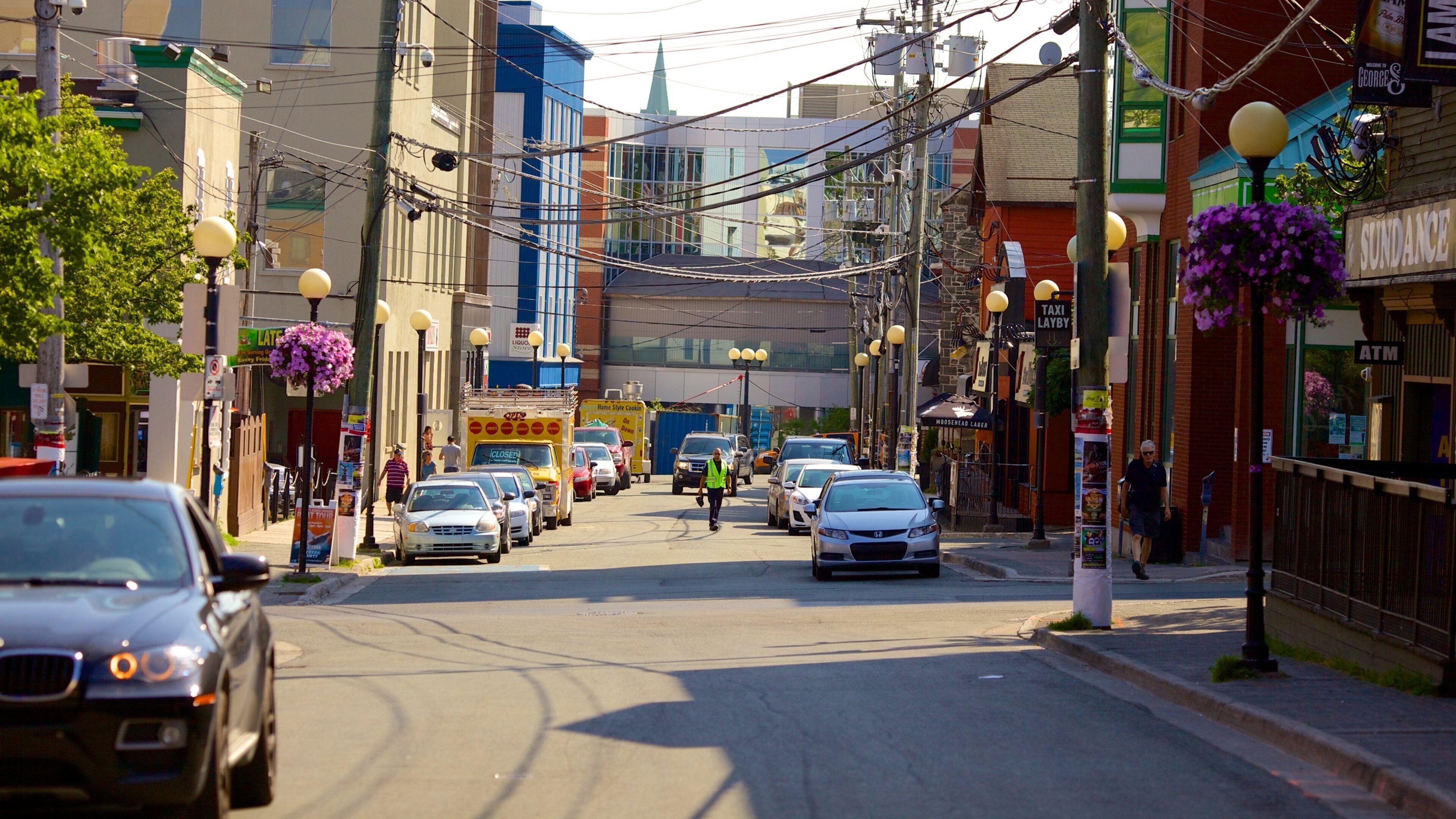 George Street featuring street scenes