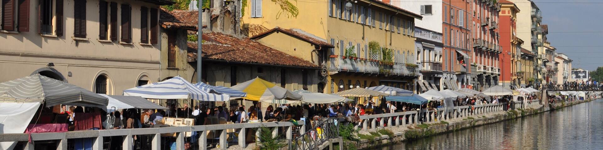Il naviglio grande a Milano