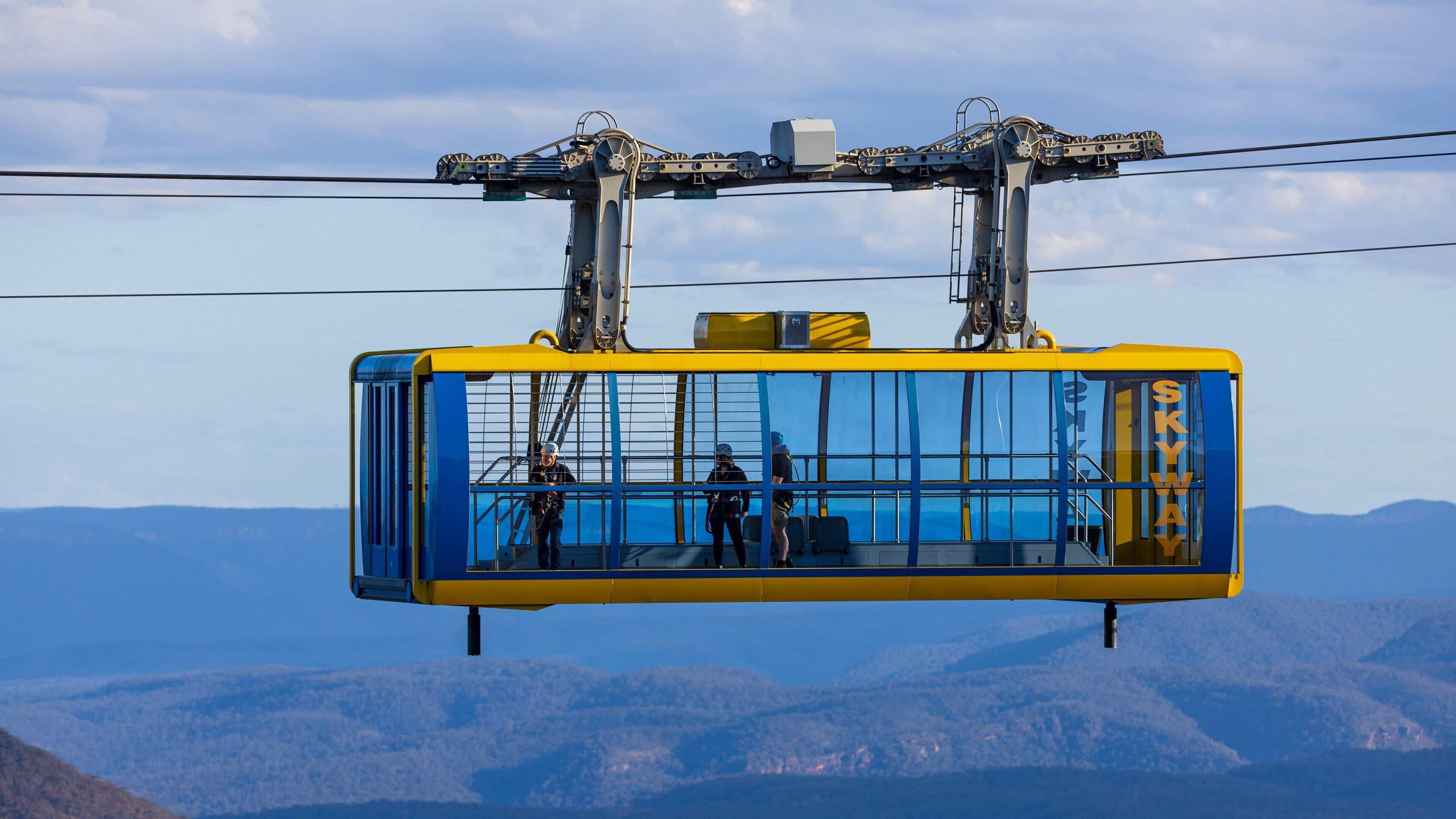 Katoomba Scenic World showing a gondola and tranquil scenes