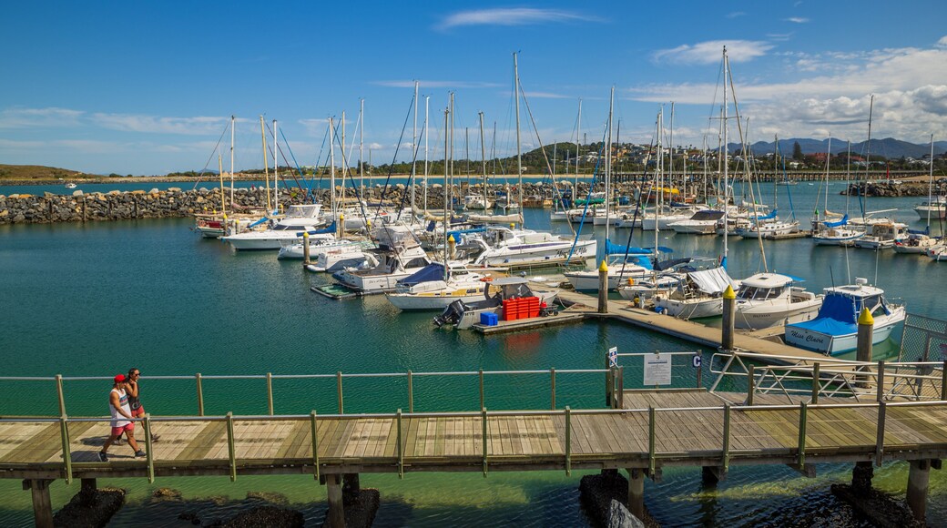 Coffs Harbour Marina featuring a bay or harbor as well as a couple