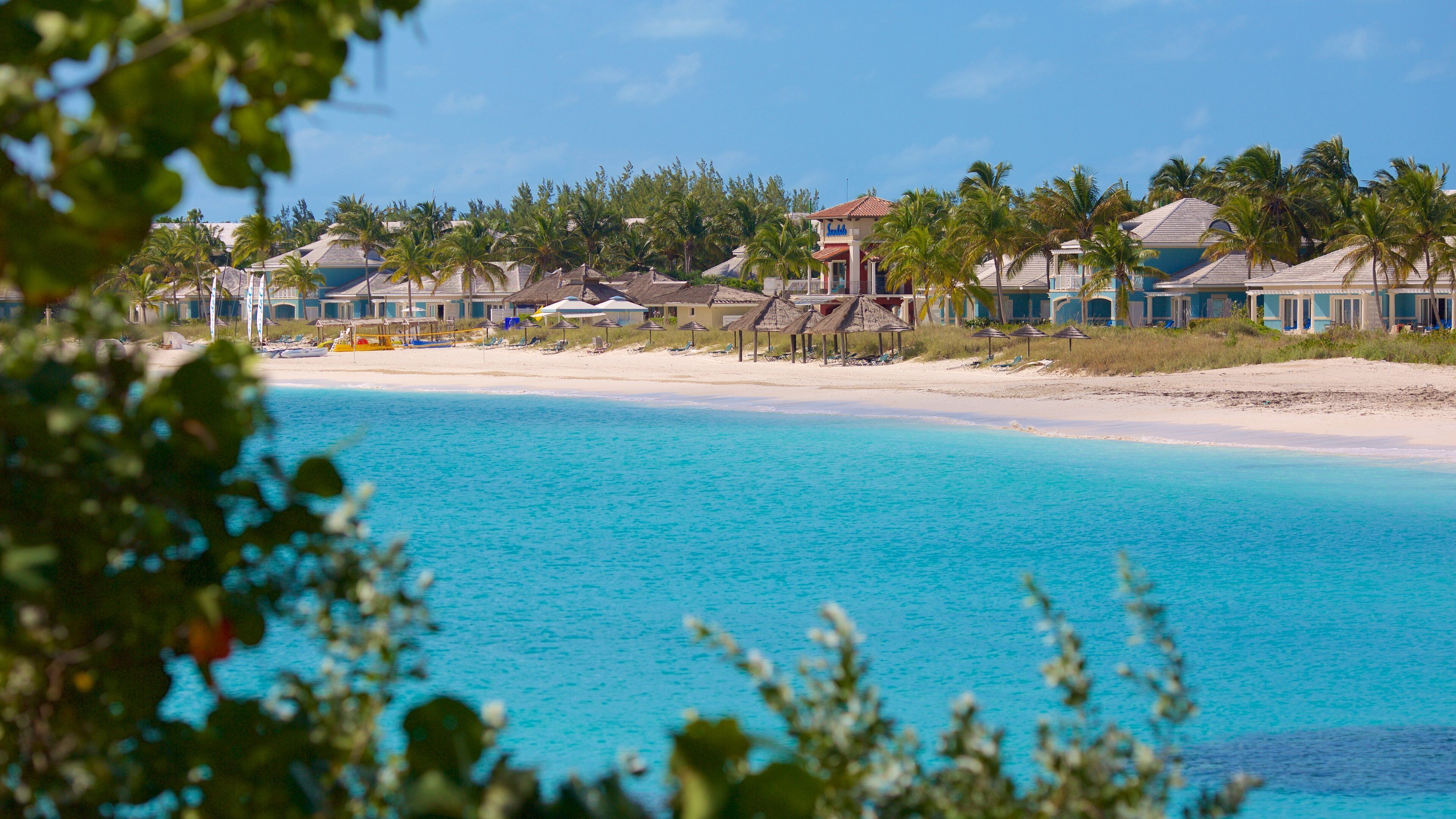 Emerald Bay featuring a sandy beach