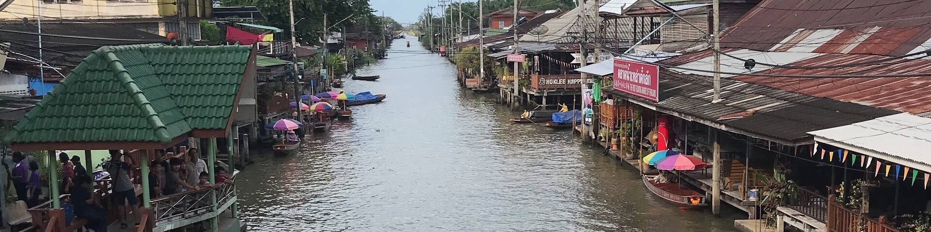 #DamnoenSaduakFloatingMarket #Thailand