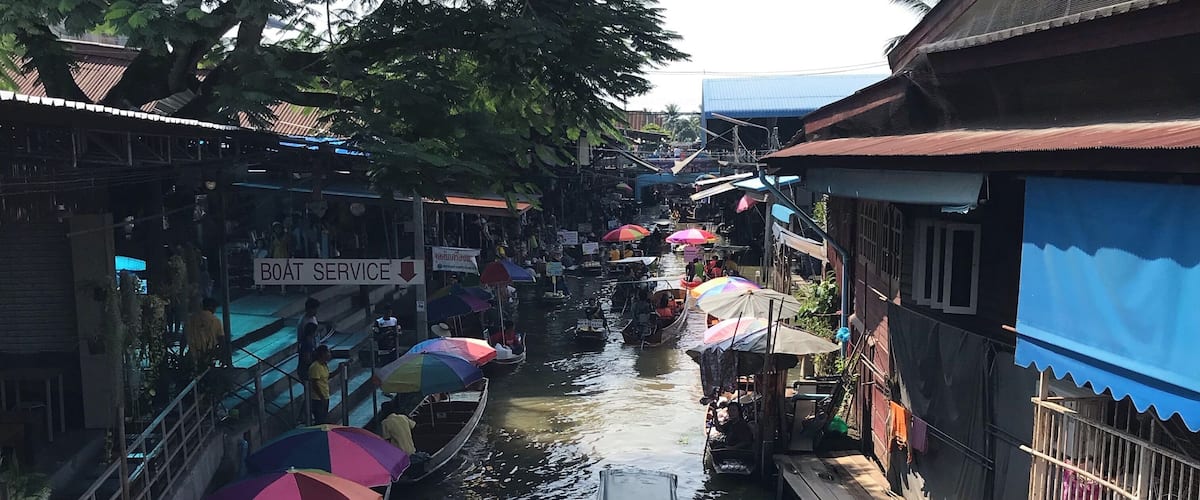 #DamnoenSaduakFloatingMarket #Thailand