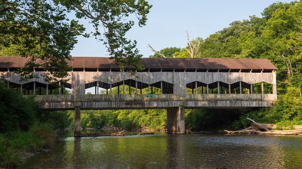 35-83-E - Corwin M. Nixon Covered Bridge in Warren County, Ohio