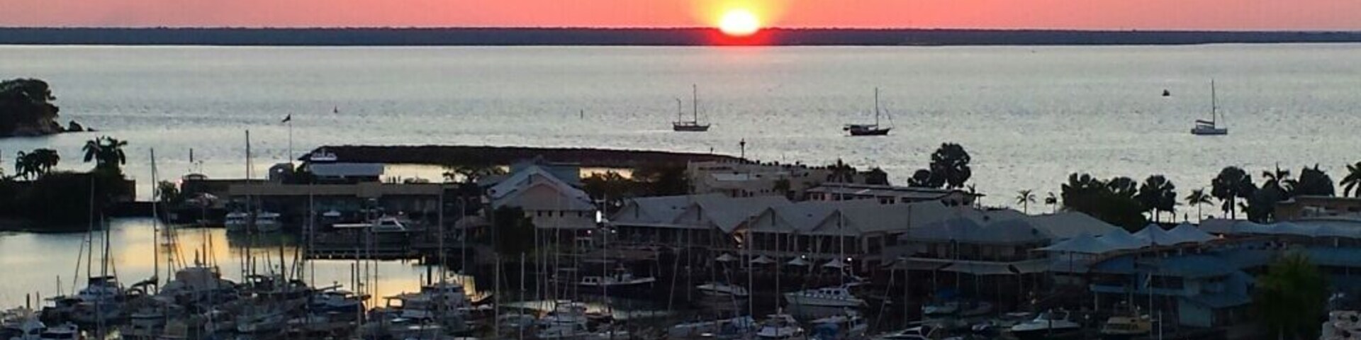 When in Darwin, Cullen Bay is a great place to stay. Nice village atmosphere and GREAT sunset views. Oh and the Boatshed cafe for coffee is the bomb!