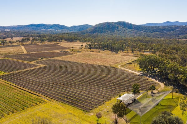 Ballandean Estate Wines which includes landscape views and farmland